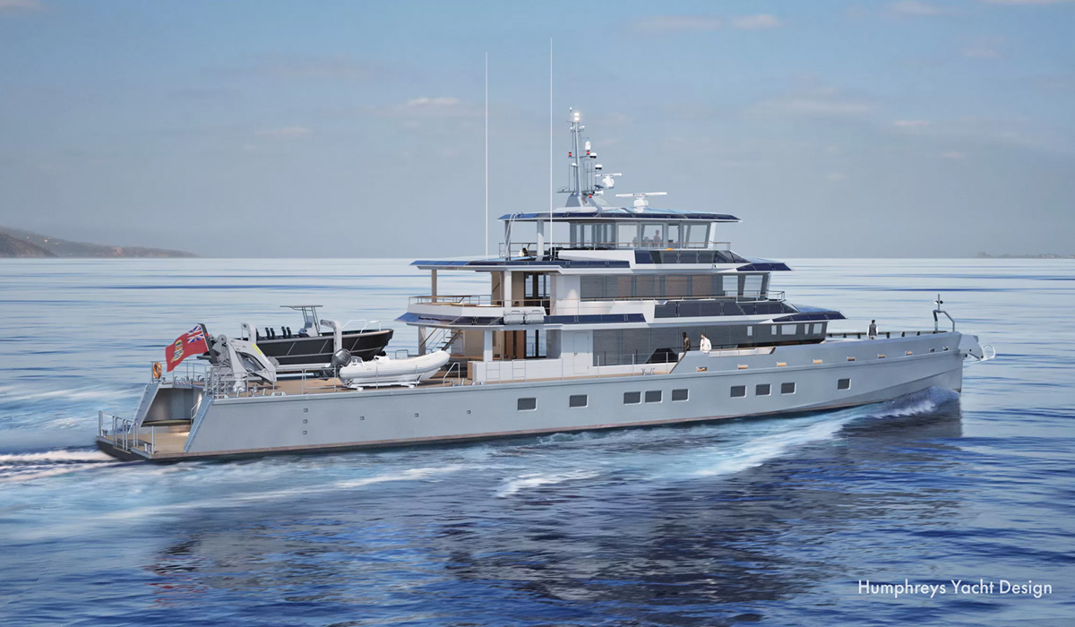 Un explorer yacht de 50m signé Humphreys Yacht Design